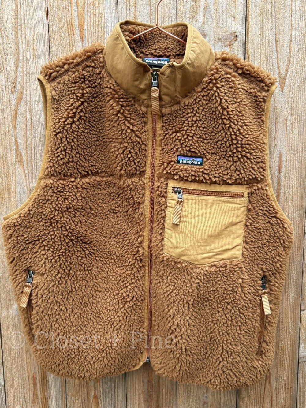 Patagonia Classic Retro-X Vest Deer Brown Size Large NWOT - Picture 3 of 15